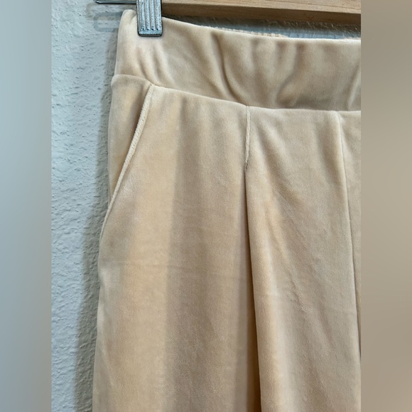 Hyfve velour gray pleated sweatpants super soft comfy medium - Picture 3 of 4